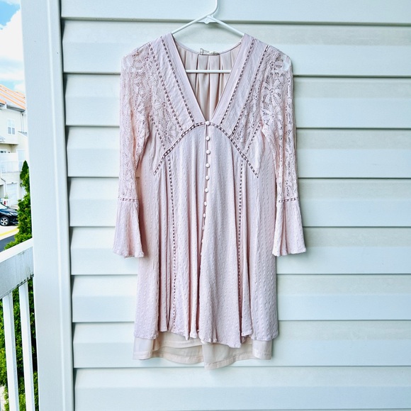 Altar’d State Bell Sleeve Babydoll Dress - Picture 5 of 10